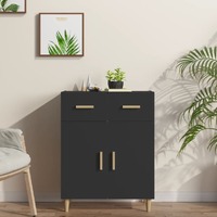  Sideboard Black 69.5x34x89 cm Engineered Wood