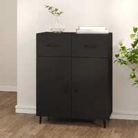  Sideboard Black 69.5x34x90 cm Engineered Wood