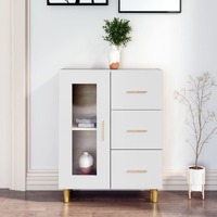  Sideboard White 69.5x34x90 cm Engineered Wood