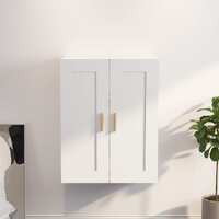  Wall Cabinet White 69.5x32.5x90 cm Engineered Wood
