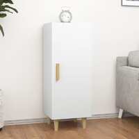  Sideboard White 34.5x34x90 cm Engineered Wood