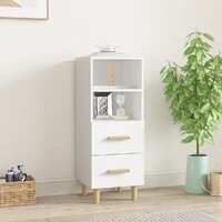  Sideboard White 34.5x34x90 cm Engineered Wood