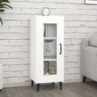  Sideboard White 34.5x34x90 cm Engineered Wood