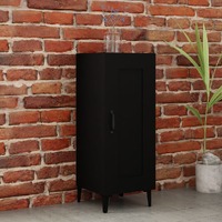  Sideboard Black 34.5x34x90 cm Engineered Wood
