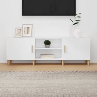  TV Cabinet White 150x30x50 cm Engineered Wood