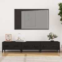  TV Cabinet Black 150x34.5x30 cm Engineered Wood