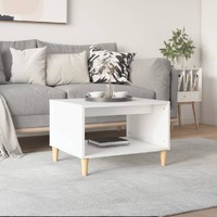  Coffee Table  White 60x50x40 cm Engineered Wood