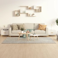  Coffee Tables 2 pcs High Gloss White 50x50x40 cm Engineered Wood
