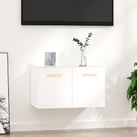 Wall Cabinet White 60x36.5x35 cm Engineered Wood