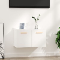  Wall Cabinet High Gloss White 60x36.5x35 cm Engineered Wood