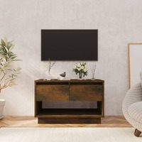  TV Cabinet Smoked Oak 70x41x44 cm Engineered Wood