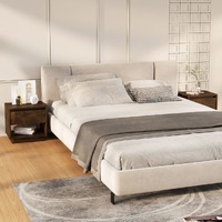  Bedside Cabinets 2 pcs Smoked Oak 45x34x44 cm Engineered Wood