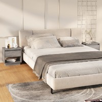  Bedside Cabinets 2 pcs Grey Sonoma 45x34x44 cm Engineered Wood