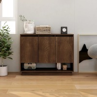  Sideboard Brown Oak 97x31x75 cm Engineered Wood