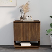  Sideboard Brown Oak 70x41x75 cm Engineered Wood