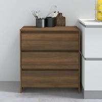  Sideboard Brown Oak 70x41x75 cm Engineered Wood