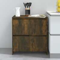  Sideboard Smoked Oak 70x41x75 cm Engineered Wood