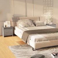  Bedside Cabinets 2 pcs Grey Sonoma 45x34x44.5 cm Engineered Wood