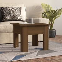  Coffee Table Brown Oak 55x55x42 cm Engineered Wood