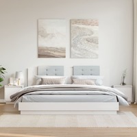  Bedside Cabinets 2 pcs White 40x30x40 cm Solid Wood Pine