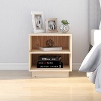  Bedside Cabinet 40x34x40 cm Solid Wood Pine