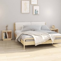  Bedside Cabinets 2 pcs 40x30x40 cm Solid Wood Pine