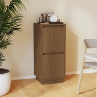  Sideboard Honey Brown 31.5x34x75 cm Solid Wood Pine