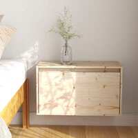  Wall Cabinet 60x30x35 cm Solid Wood Pine