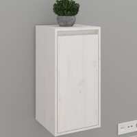  Wall Cabinet White 30x30x60 cm Solid Wood Pine