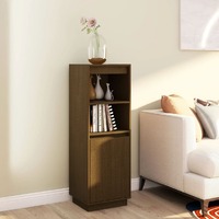  Highboard Honey Brown 37x34x110 cm Solid Wood Pine