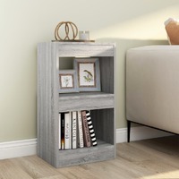  Book Cabinet/Room Divider Grey Sonoma 40x30x72 cm