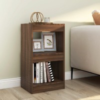  Book Cabinet/Room Divider Brown Oak 40x30x72 cm