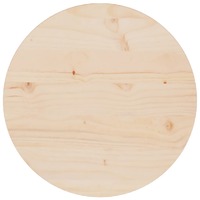  Table Top Ø40x2.5 cm Solid Wood Pine