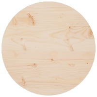  Table Top Ø50x2.5 cm Solid Wood Pine