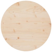  Table Top Ø60x2.5 cm Solid Wood Pine