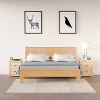  Bedside Cabinets 2 pcs 50x35x61.5 cm Solid Wood Pine