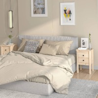 Bedside Cabinets 2 pcs 40x35x61.5 cm Solid Wood Pine
