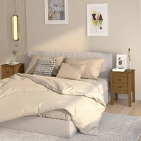  Bedside Cabinets 2 pcs Honey Brown 40x35x61.5cm Solid Wood Pine