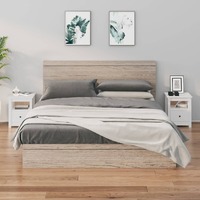  Bedside Cabinets 2 pcs White 40x35x49 cm Solid Wood Pine