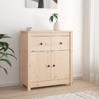  Sideboard 70x35x80 cm Solid Wood Pine