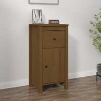  Sideboard Honey Brown 40x35x80 cm Solid Wood Pine