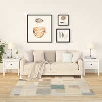  Side Tables 2 pcs White 50x50x49 cm Solid Wood Pine