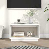  TV Cabinet White 60x35x35 cm Solid Wood Pine