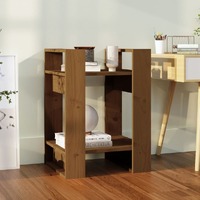  Book Cabinet/Room Divider Honey Brown 41x35x57 cm Solid Wood Pine
