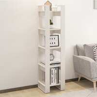  Book Cabinet/Room Divider White 41x35x160 cm Solid Wood Pine
