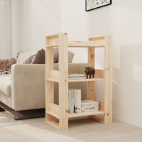  Book Cabinet/Room Divider 60x35x91 cm Solid Wood Pine