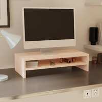  Monitor Stand 50x24x13 cm Solid Wood Pine