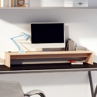 Monitor Stand 100x27x15 cm Solid Wood Pine