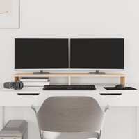  Monitor Stand 100x27x10 cm Solid Wood Pine
