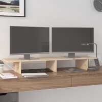  Monitor Stand 100x27x15 cm Solid Wood Pine